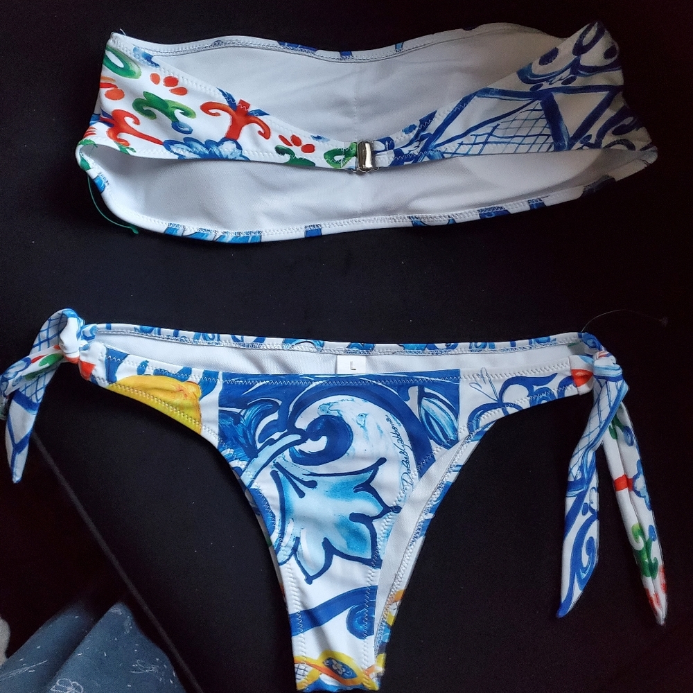 2 Piece Floral Bathing Suit